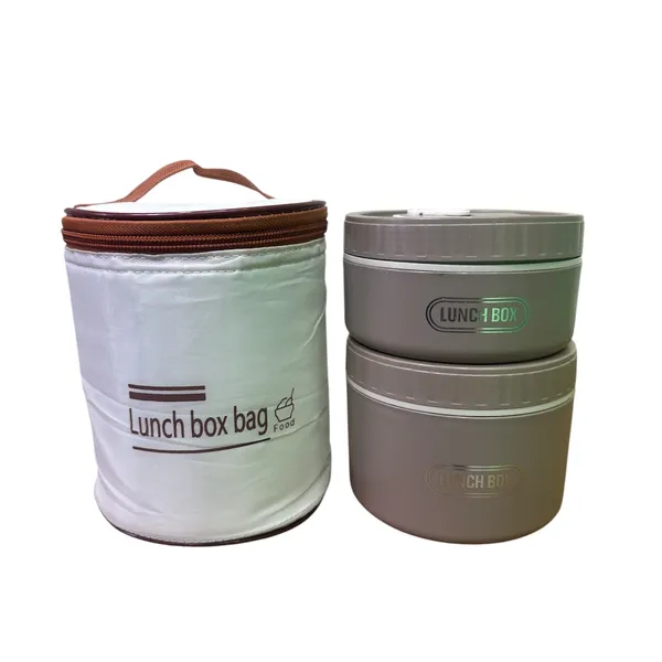 Wovilon Portable Insulated Lunch Containers,304 Stainless Steel Leakproof Sealed Insulated Lunch Box